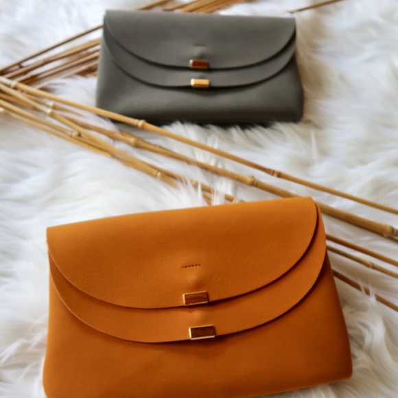 NEW COLOR: DARK OLIVE- Modern Chic Everyday Clutch - Picture 7 of 7